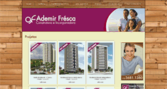 Desktop Screenshot of ademirfresca.com.br